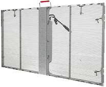 Transparent LED display White 1